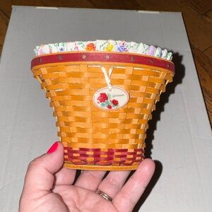 Longaberger Miniature Geranium Basket